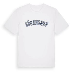 Sörentorp college t-shirt – ekologisk bomull t-shirt från Pinshirt