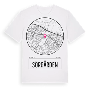 Sörgården t-shirt – ekologisk bomull t-shirt från Pinshirt