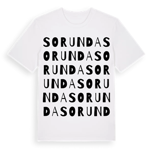 Sorunda ordlek t-shirt – ekologisk bomull t-shirt från Pinshirt