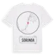 White t-shirt med Sorunda t-shirt