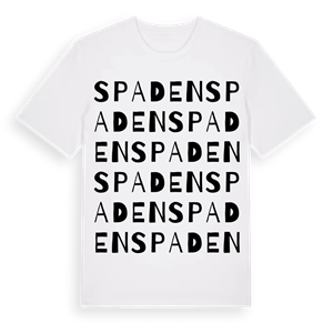 Spaden ordlek t-shirt – ekologisk bomull t-shirt från Pinshirt
