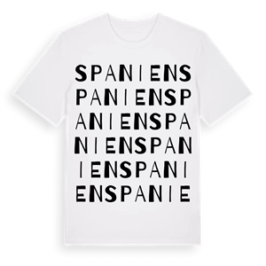 Spanien ordlek t-shirt – ekologisk bomull t-shirt från Pinshirt
