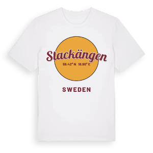 Stackängen cirkel t-shirt – ekologisk bomull t-shirt från Pinshirt