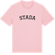 Pink Cotton t-shirt med Stada böjd t-shirt