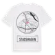 White t-shirt med Stadshagen t-shirt
