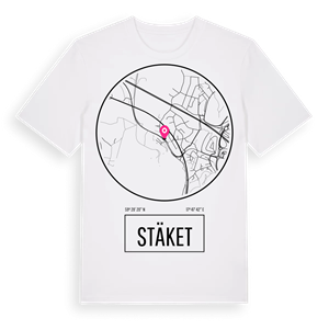 Stäket t-shirt – ekologisk bomull t-shirt från Pinshirt