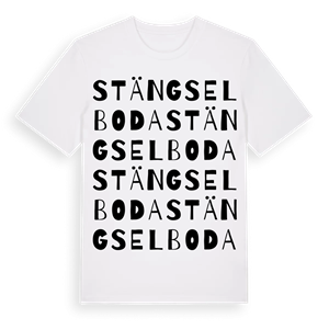 Stängselboda ordlek t-shirt – ekologisk bomull t-shirt från Pinshirt