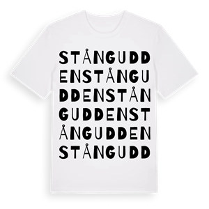 Stångudden ordlek t-shirt – ekologisk bomull t-shirt från Pinshirt
