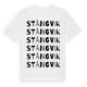 White t-shirt med Stångvik ordlek t-shirt