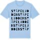 Blue Soul t-shirt med Stäpeludden ordlek t-shirt