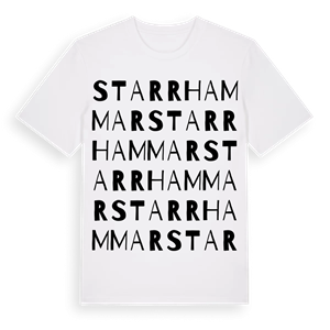 Starrhammar ordlek t-shirt – ekologisk bomull t-shirt från Pinshirt