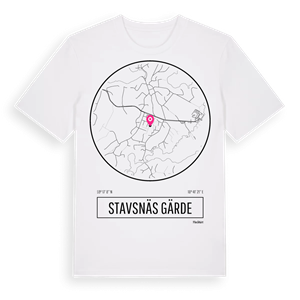 Stavsnäs gärde t-shirt – ekologisk bomull t-shirt från Pinshirt