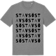 Mid Heather Gray t-shirt med Stavsö ordlek t-shirt