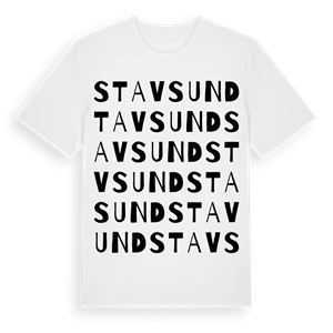 Stavsund ordlek t-shirt – ekologisk bomull t-shirt från Pinshirt