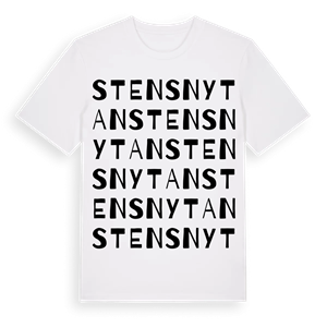 Stensnytan ordlek t-shirt – ekologisk bomull t-shirt från Pinshirt