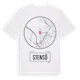 White t-shirt med Stensö t-shirt