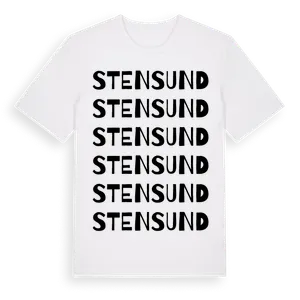 Stensund ordlek t-shirt – ekologisk bomull t-shirt från Pinshirt