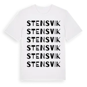 Stensvik ordlek t-shirt – ekologisk bomull t-shirt från Pinshirt