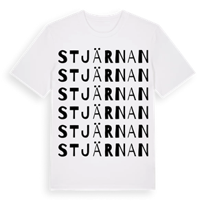 Stjärnan ordlek t-shirt – ekologisk bomull t-shirt från Pinshirt