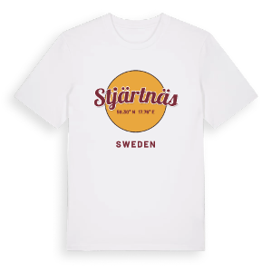 Stjärtnäs cirkel t-shirt – ekologisk bomull t-shirt från Pinshirt