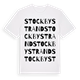 Stockby strand ordlek t-shirt