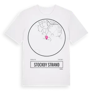 Stockby Strand t-shirt – ekologisk bomull t-shirt från Pinshirt