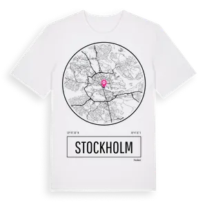 Stockholm t-shirt – ekologisk bomull t-shirt från Pinshirt