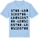 Blue Soul t-shirt med Stor-Knösen ordlek t-shirt
