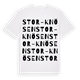Stor-Knösen ordlek t-shirt