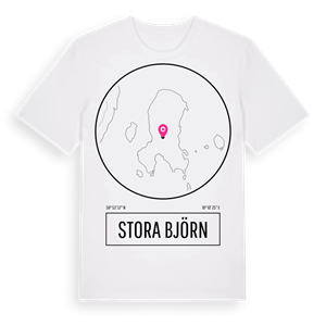 Stora Björn t-shirt – ekologisk bomull t-shirt från Pinshirt