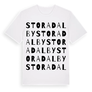 Stora Dalby ordlek t-shirt – ekologisk bomull t-shirt från Pinshirt