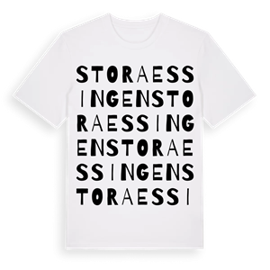 Stora Essingen ordlek t-shirt – ekologisk bomull t-shirt från Pinshirt