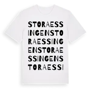 Stora Essingen ordlek t-shirt – ekologisk bomull t-shirt från Pinshirt