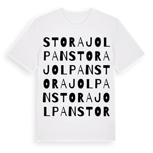 Stora Jolpan ordlek t-shirt – ekologisk bomull t-shirt från Pinshirt