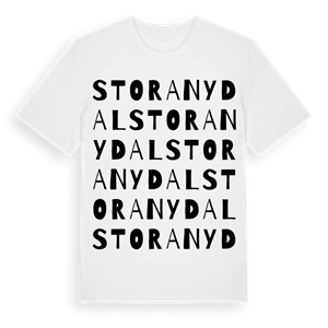 Stora Nydal ordlek t-shirt – ekologisk bomull t-shirt från Pinshirt