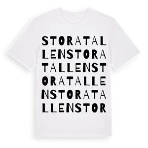 Stora Tallen ordlek t-shirt – ekologisk bomull t-shirt från Pinshirt