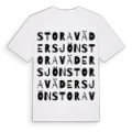 Stora Vädersjön ordlek t-shirt