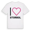 Jag älskar Storbol t-shirt stort tryck