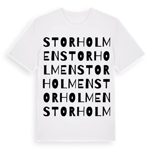 Storholmen ordlek t-shirt – ekologisk bomull t-shirt från Pinshirt