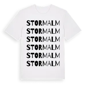 Stormalm ordlek t-shirt – ekologisk bomull t-shirt från Pinshirt