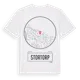 White t-shirt med Stortorp t-shirt