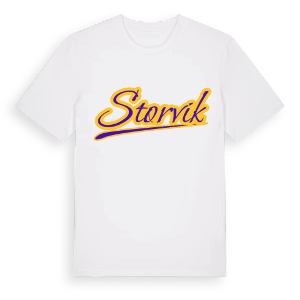 Storvik baseball t-shirt – ekologisk bomull t-shirt från Pinshirt