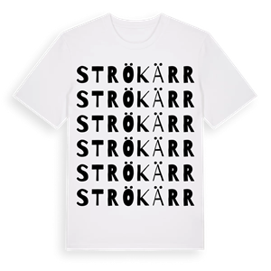 Strökärr ordlek t-shirt – ekologisk bomull t-shirt från Pinshirt