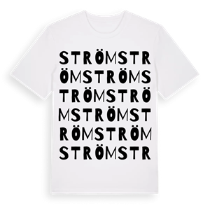 Ström ordlek t-shirt – ekologisk bomull t-shirt från Pinshirt