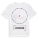 White t-shirt med Stubboda t-shirt