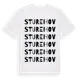 White t-shirt med Sturehov ordlek t-shirt