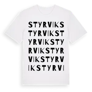 Styrvik ordlek t-shirt – ekologisk bomull t-shirt från Pinshirt