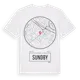 White t-shirt med Sundby t-shirt