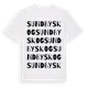 White t-shirt med Sundbyskog ordlek t-shirt