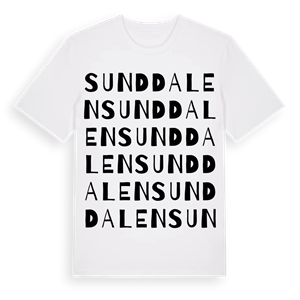 Sunddalen ordlek t-shirt – ekologisk bomull t-shirt från Pinshirt